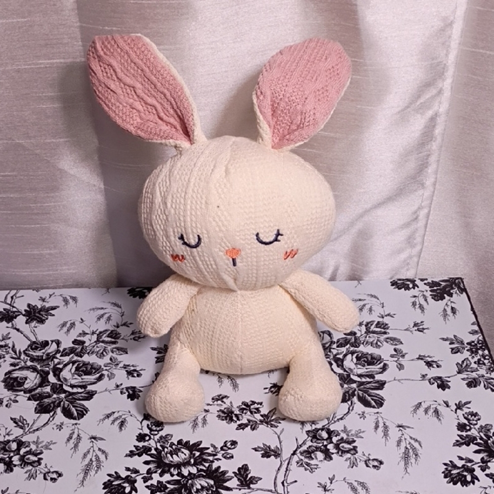 Nooex Soft Cream and Pink‎ Bunny Plush Toy